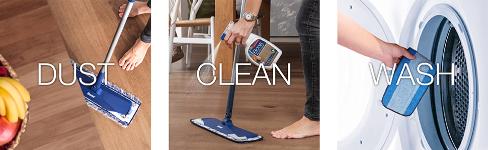 Bona ® Premium Microfiber Mop for Multi-Surface Floors - Safe