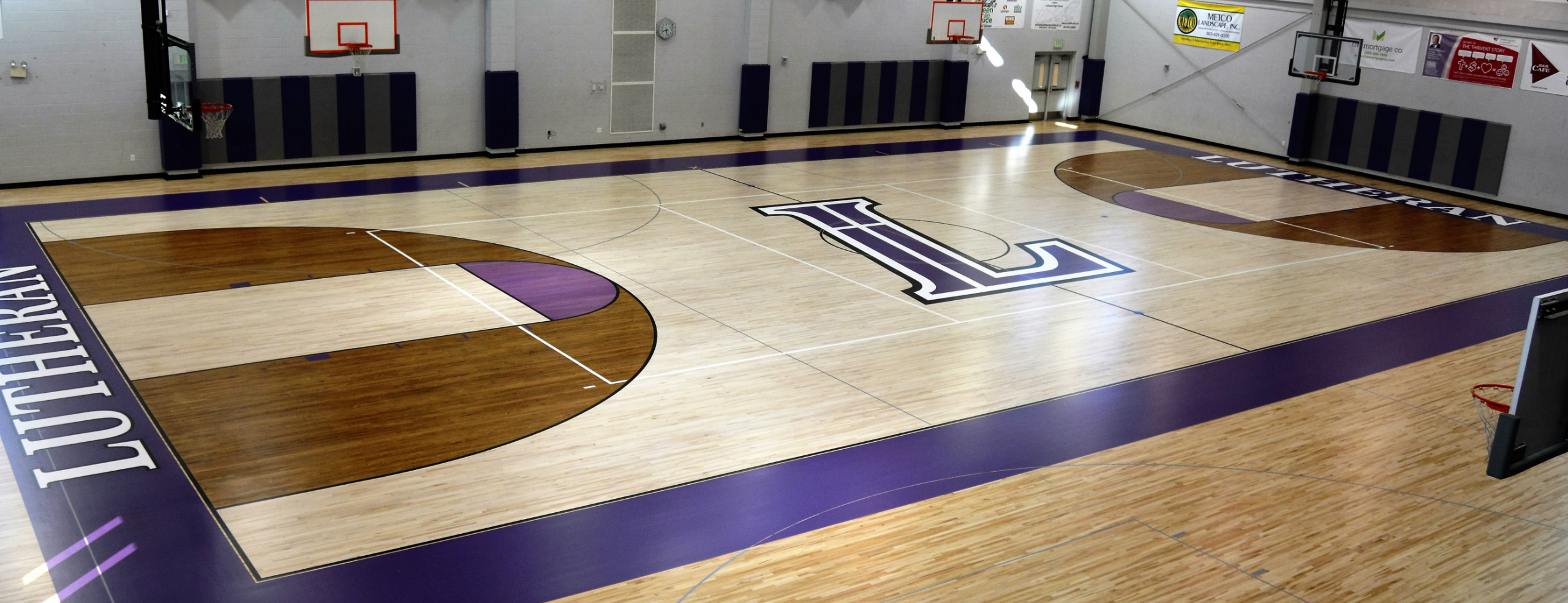 School gym wood outlet flooring