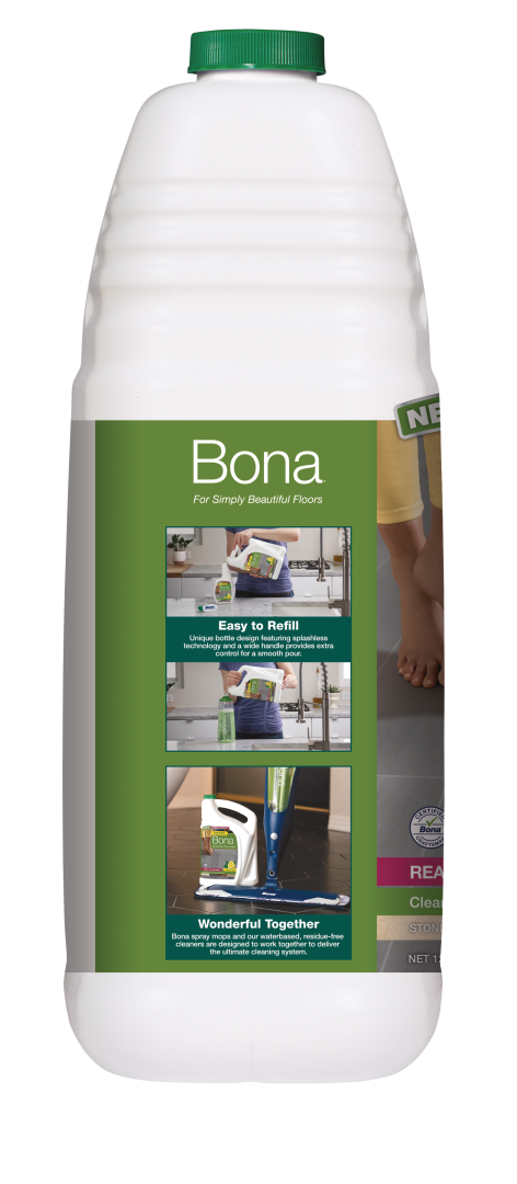 Bona Lemon Mint Cleaning Products Mop Refill Multi Surface All Purpose Floor  Cleaner - 128oz : Target